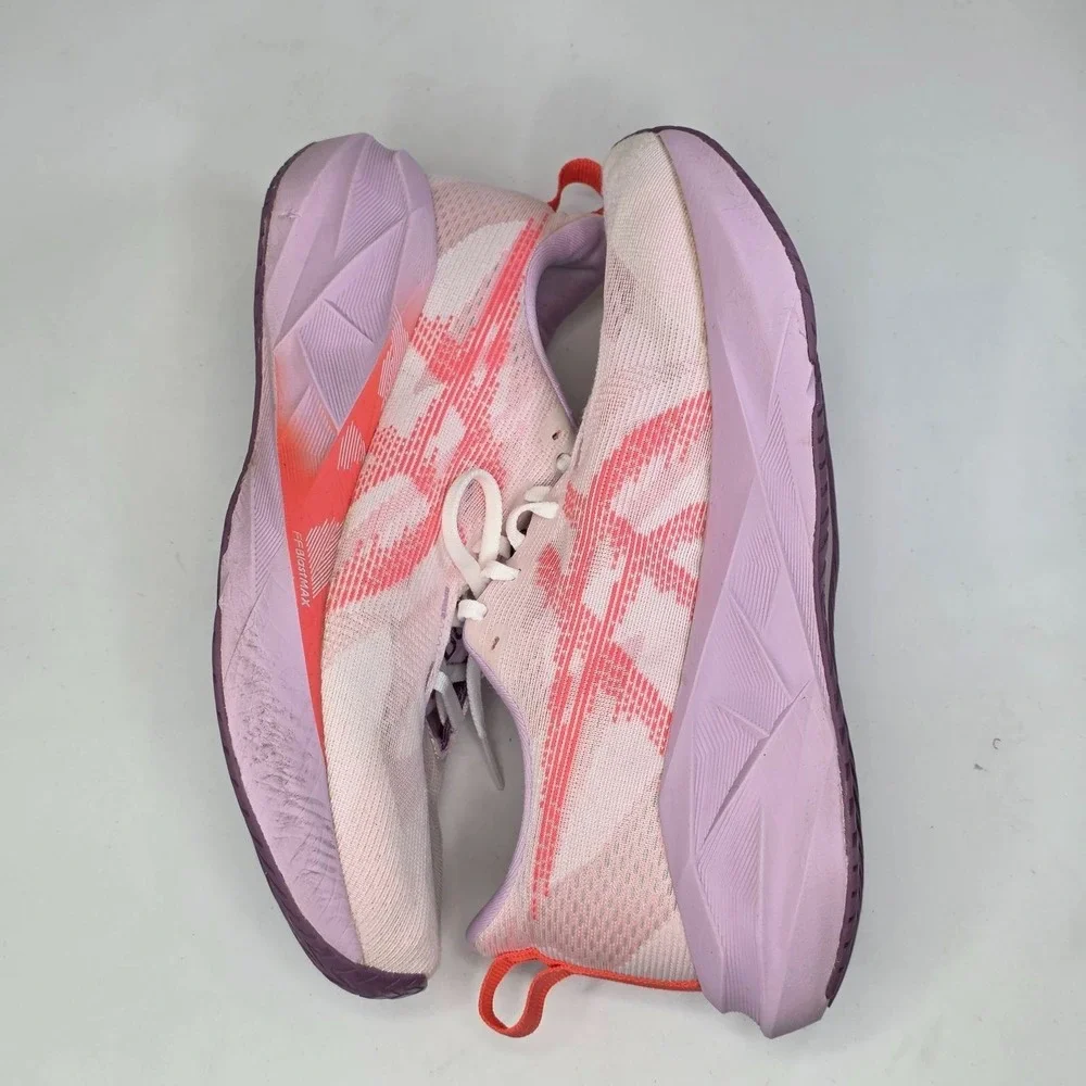 Asics Novablast 5 Women's Size 10 Pink Purple Athletic Running Shoes Sneakers